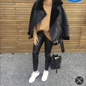 Zara Double Faced Biker jacket💕